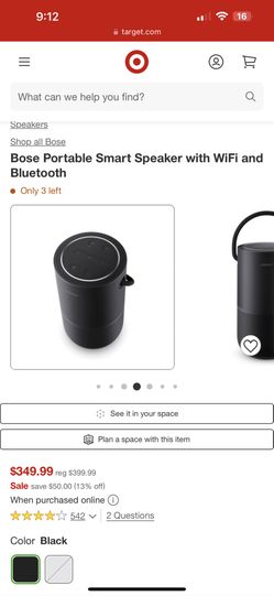 Bose Wifi And Bluetooth Speaker
