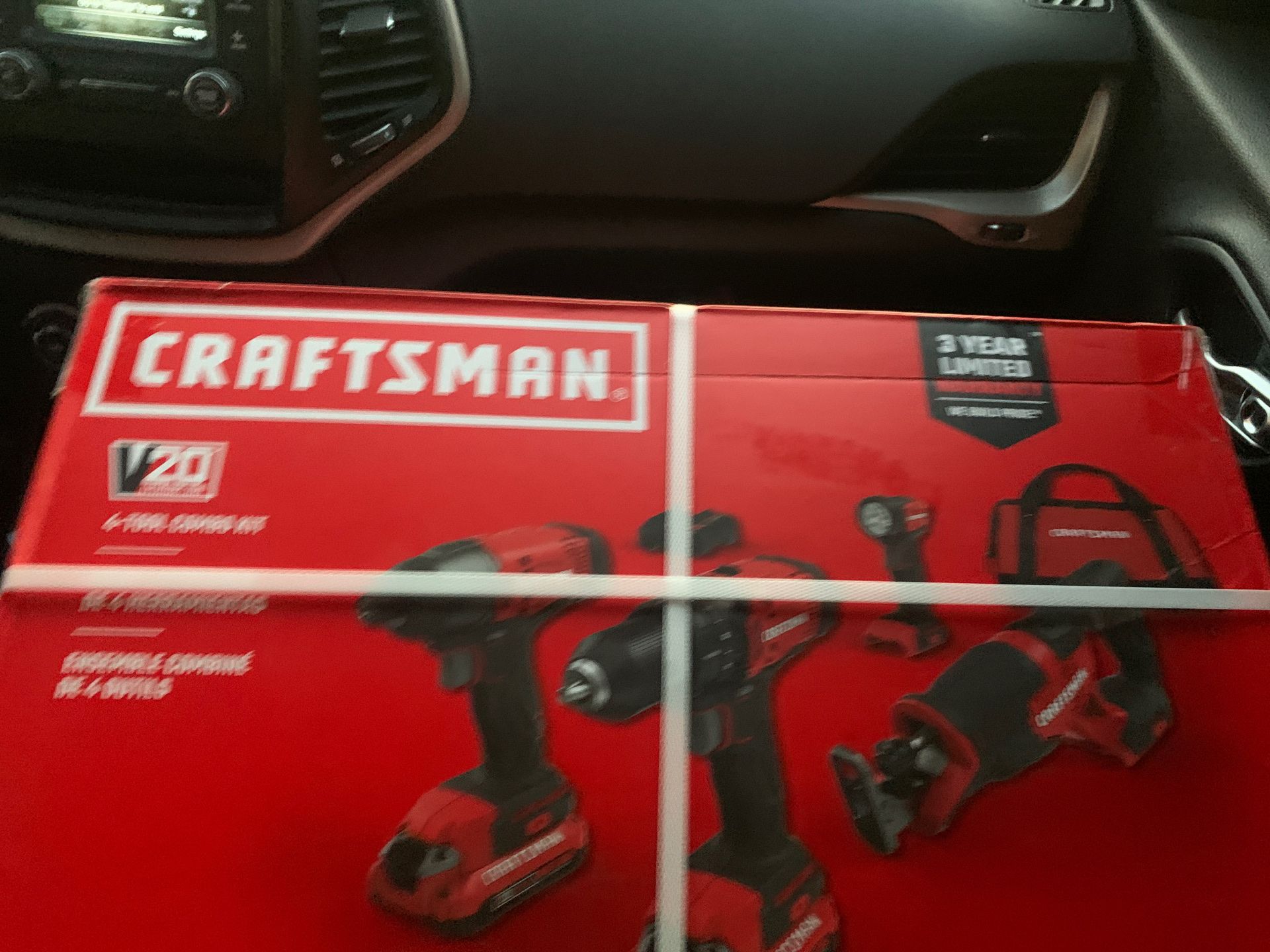 Craftsman v20 4 tool combo kit I have the gift reciept that has the full amount u can exchange at Home Depot