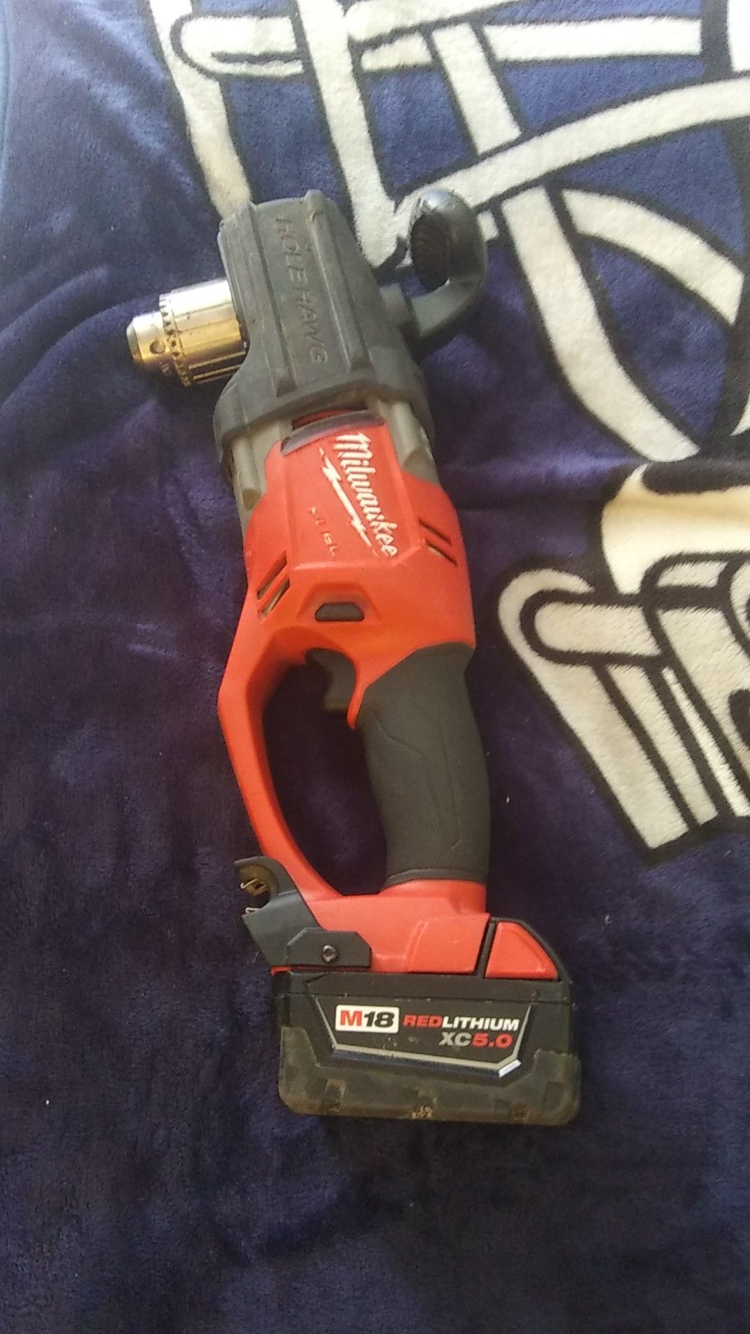 Milwaukee M18 Fuel Hole Hawg with 5.0 battery