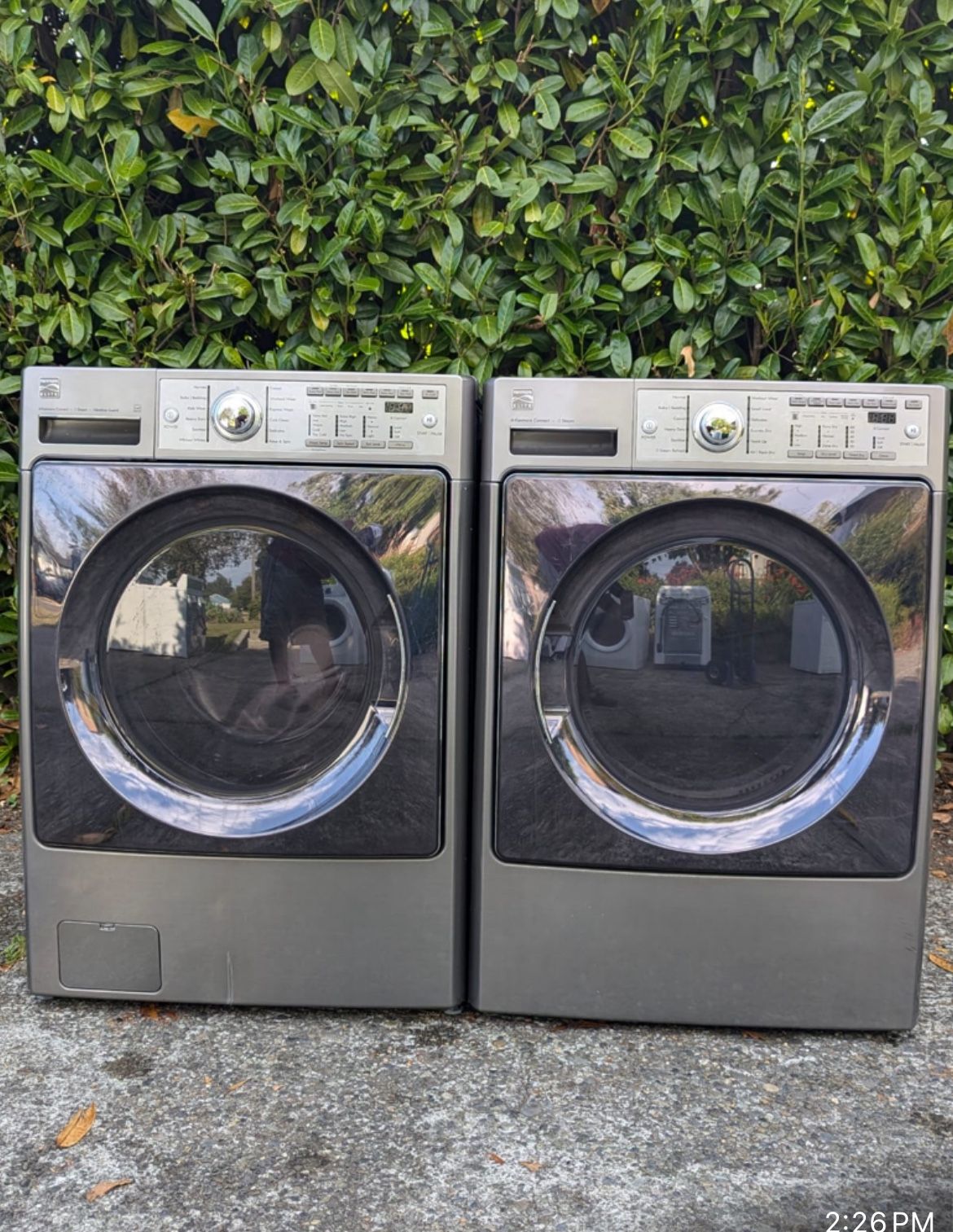 KENMORE ELITE XL CAPACITY WASHER AND ELECTRIC DRYER. WORKS PERFECT. 30 DAYS WARRANTY.