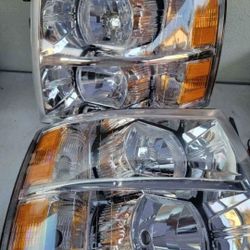 07-13 Chevrolet Silverado Headlights LUCES Micas Faros Calaveras Focos