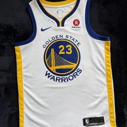 Nike Draymond Green Warriors #23 Swingman Dri-FIT Jersey Rakuten Patch Size 44 (Medium)