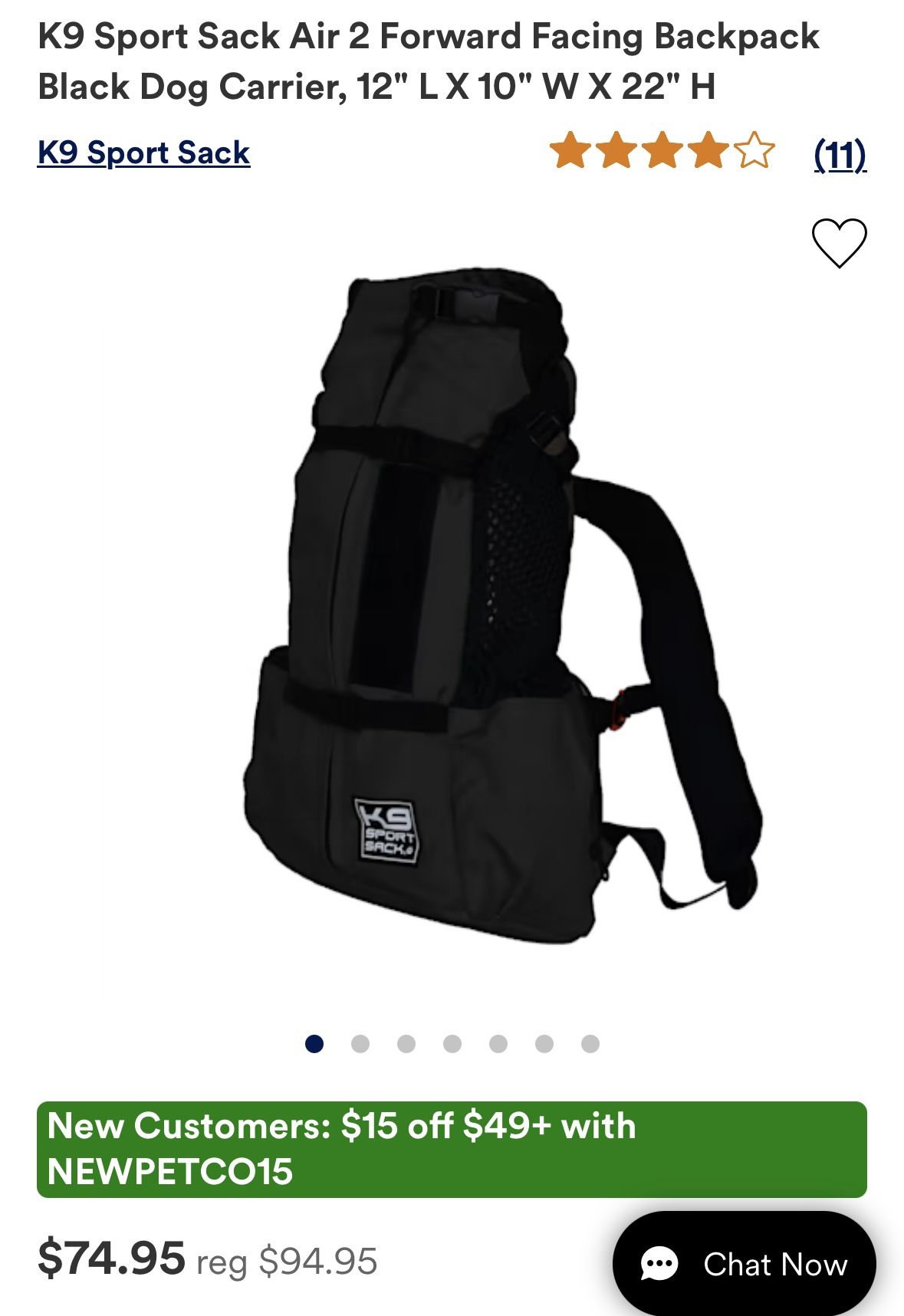 K9 Sport Sack Air 2 Size L