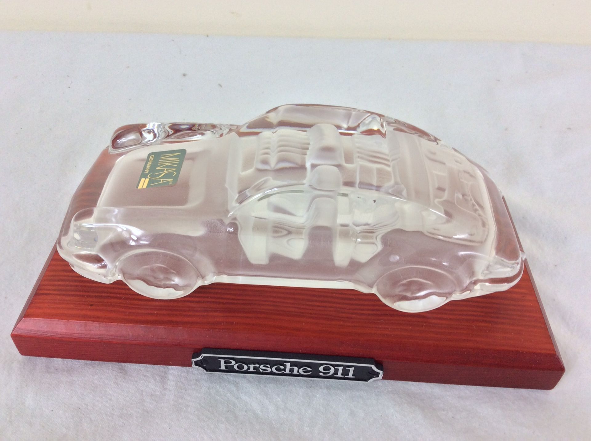 Mikasa Porsche 911 Lead Glass Crystal Car Made In Germany