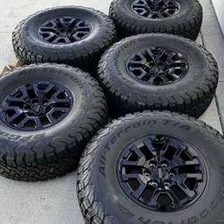 37”s Ford Bronco Raptor Black F150 NEW Wheels  & Tires 🔥🔥🔥