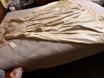 New champagne color dress