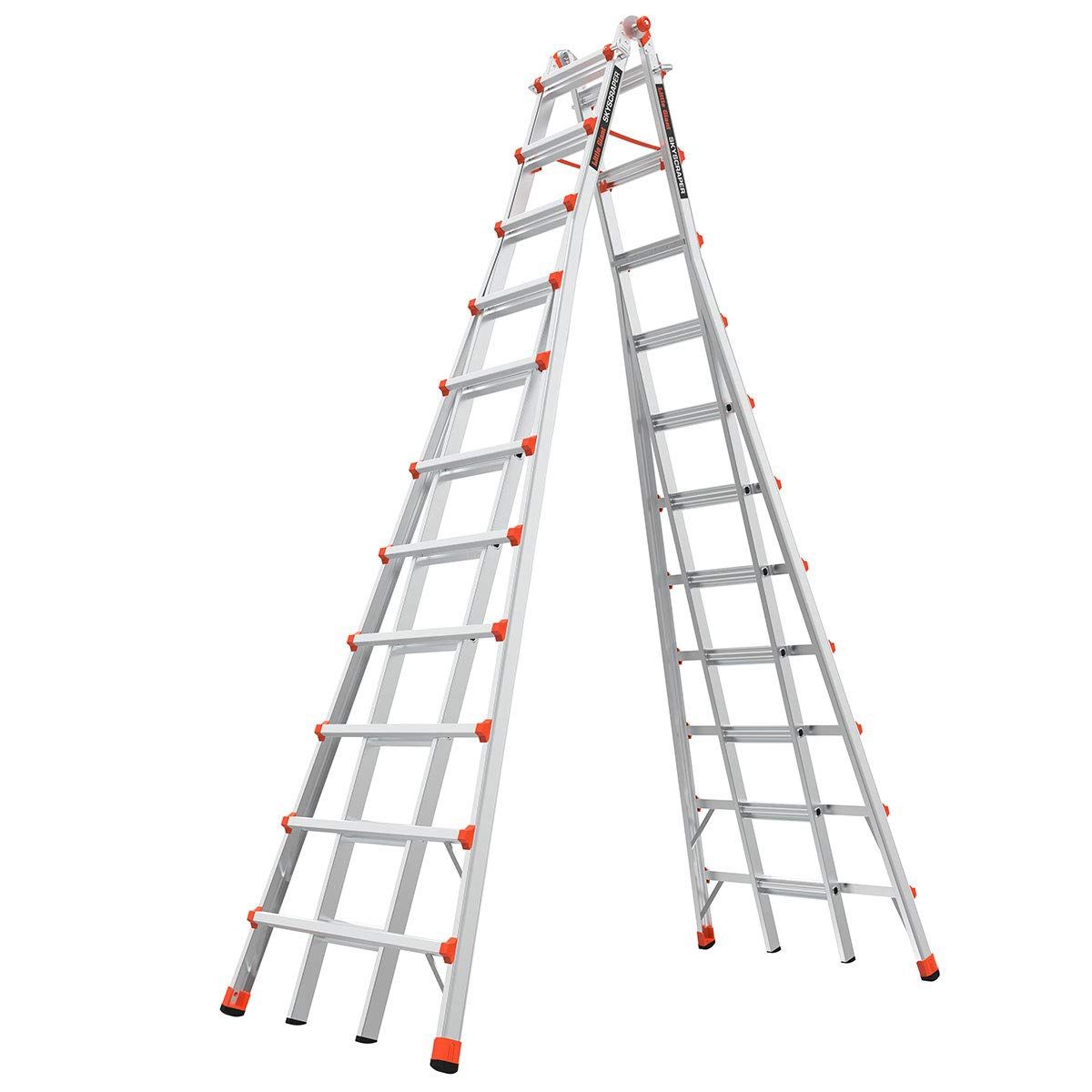 New, Little Giant Ladders, SkyScraper, M21, 11-21 Foot, Stepladder,Aluminum, Type 1A, 300 lbs