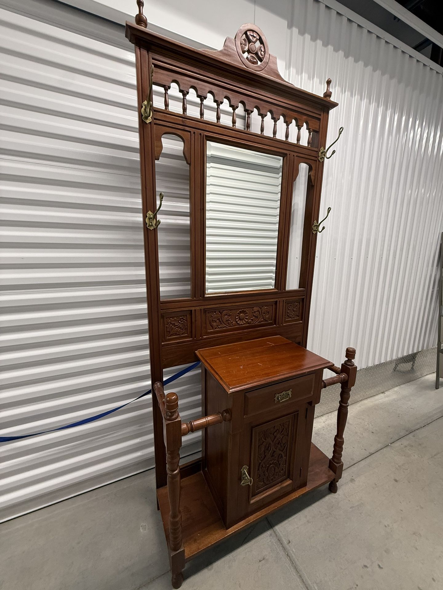 Antique Hall tree