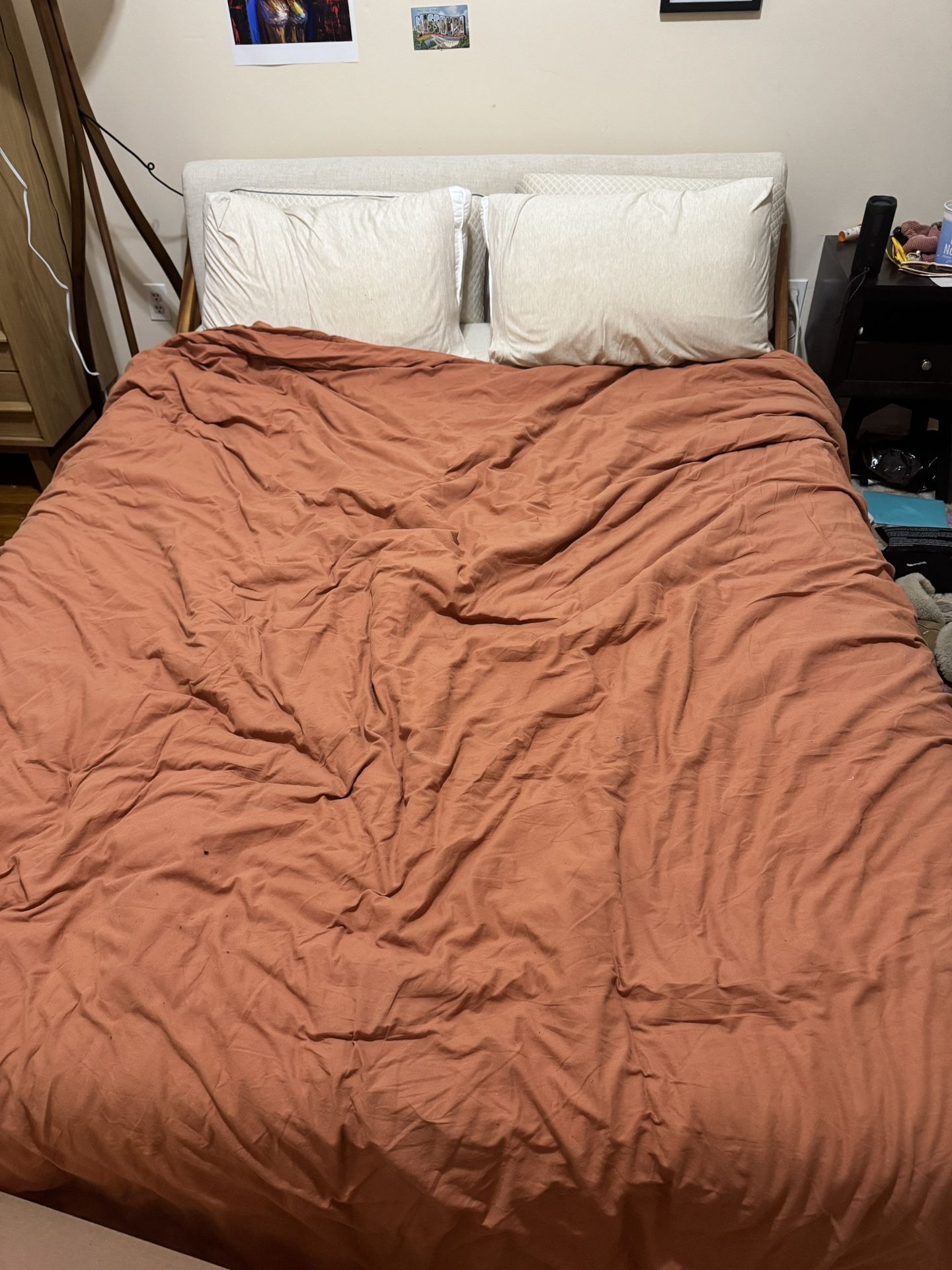 CB2 Sold out Drommen acacia wood Bed