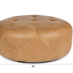 Article Leather Ottoman/coffee table 