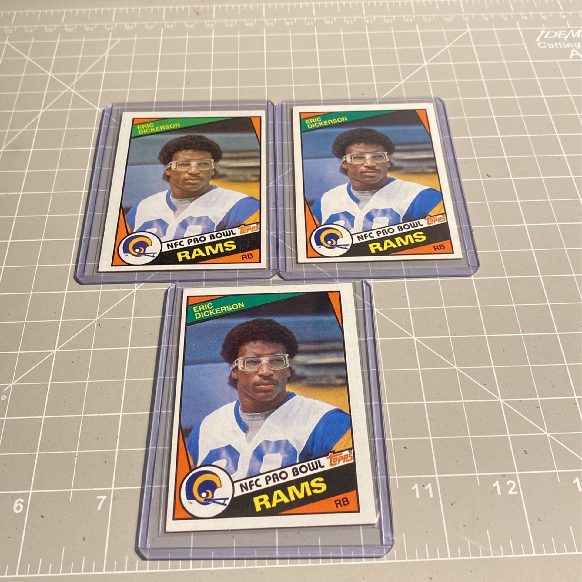 1984 Topps Erik Dickerson (Rookie) 3 Cards