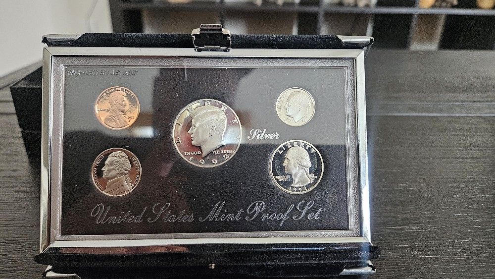 1992 U.S. Mint Premier Silver Proof Set