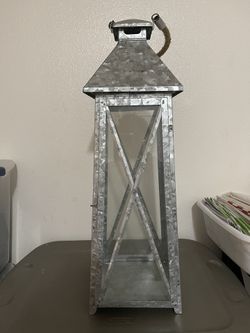 Metal Farm House Candle holder 