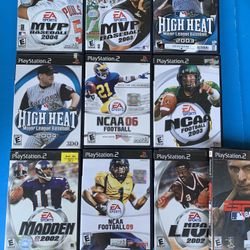 Ps2 Sports Games All In Mint Condition