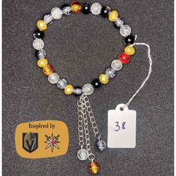 Team Spirit Glass Bead Bracelets