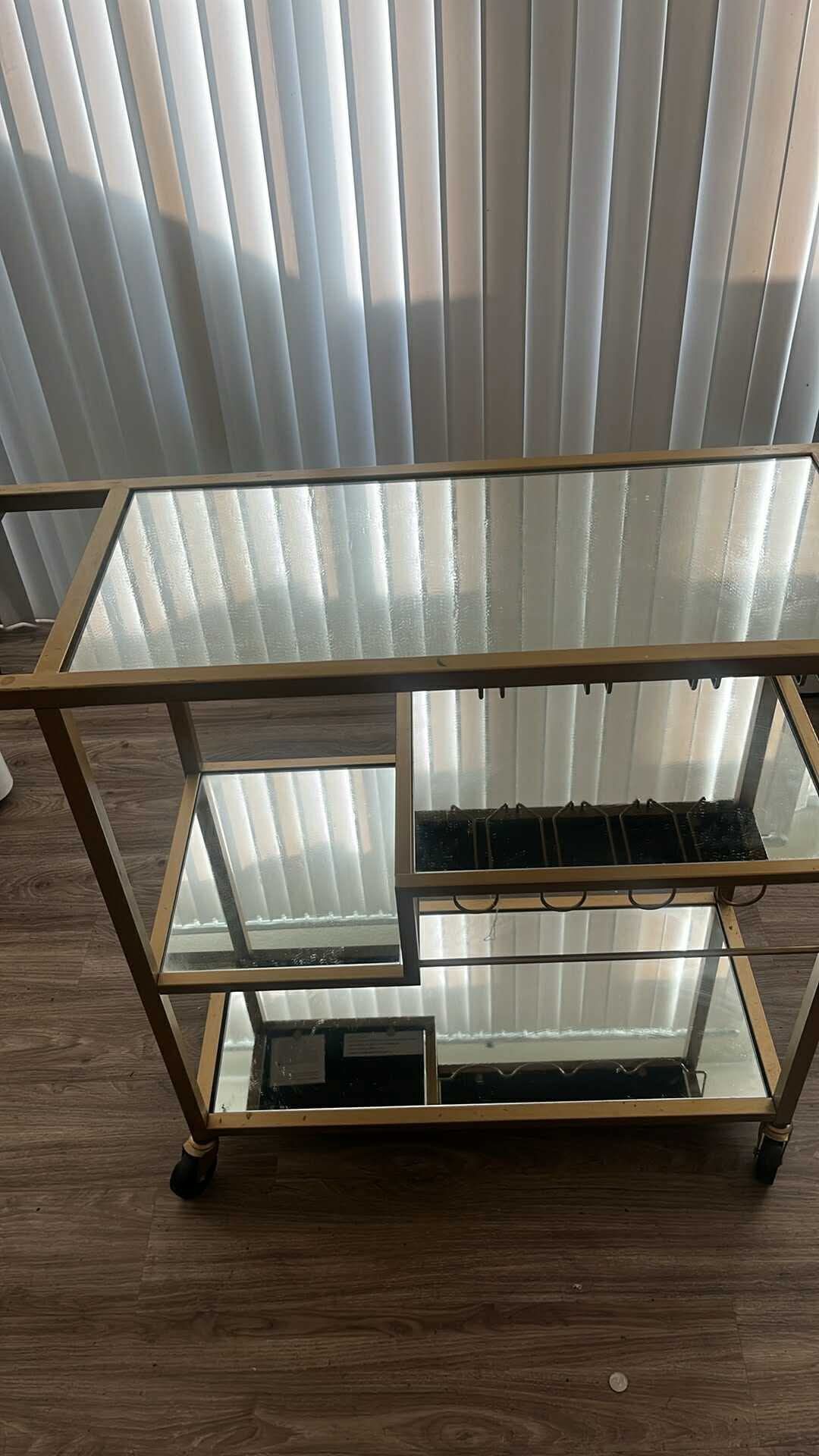 Gold Bar Cart