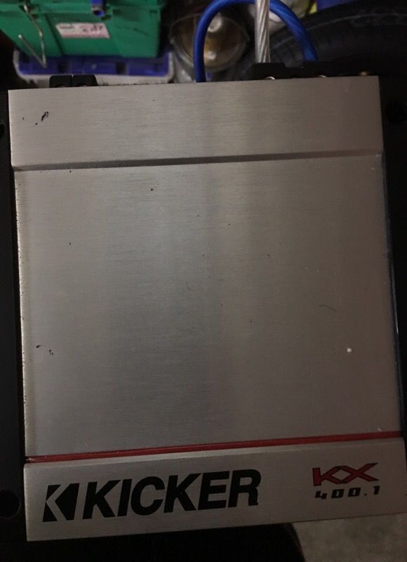 Kicker Model # KX 400.1 2 channel AMP