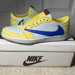 Jordan 1 Low Travis Scott Canary Yellow Nike