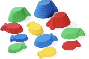 Balance Stepping Stones 11 Pack, Non-Slip Colorful Stones Toys, Portable Balance Blocks, Indoor & Outdoor Obstacle Course Promote Coordination, Balanc