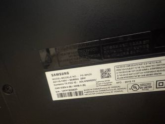 Samsung sound bar and sub woofer