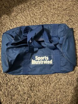 Vintage Sports Illustrated Blue Duffel Bag 