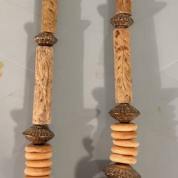 Carved Bone Bead Necklace