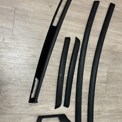 OEM BMW E92 E93 M3 Carbon Leather Door Trim Panels 