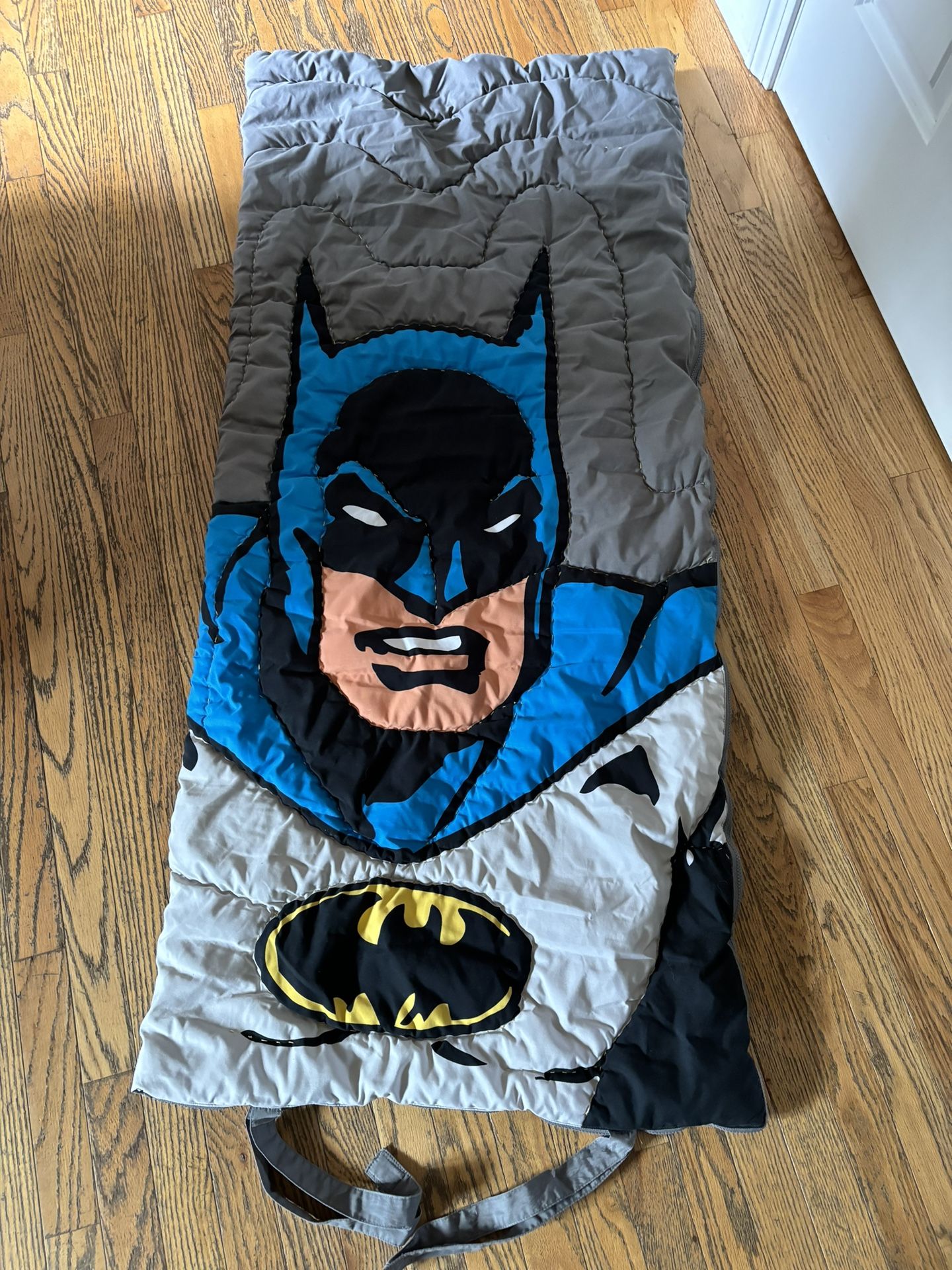 Pottery Barn Kids Boys Sleeping Bag DC COMICS Batman