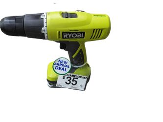 Ryobi P209 Green Cordless Standard Drill