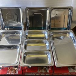 3 Chaffing Trays