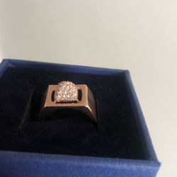 Swarovski Rose Gold Ring Size 52