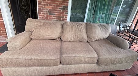 Brown 3 Seat Sofa