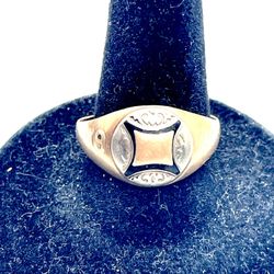 10k Men’s Yellow/White Gold Ring Sz 11