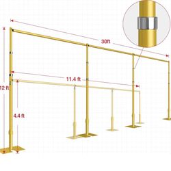 Adjustable 10x30 Backdrop Stand 