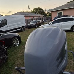 boat engine painting