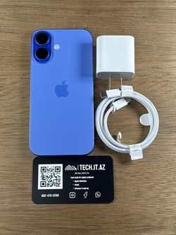 📱 iPhone 16 | 128GB | Ultramarine | Cricket Only | Hablo Español