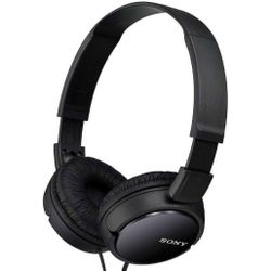 Sony ZX110 Over-Ear Dynamic Stereo Headphones (Black)