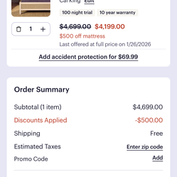 Purple RestorePremier Hybrid Mattress