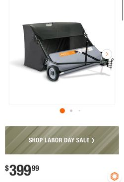 50 in. 26 cu. ft. Lawn Sweeper