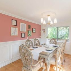 Elegant Wood Dining Table 