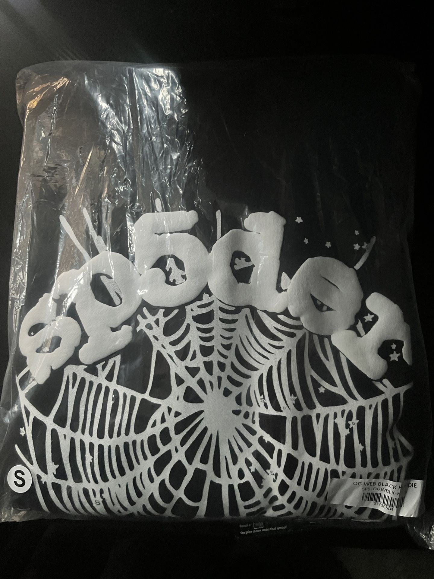 OG Black Sp5der Hoodie