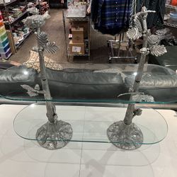 2 Tier Glass Storage Shelf