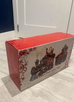Vintage 2 piece fiberoptic Christmas train .. brand new in the box $60