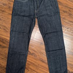 Levi's 514 Men's Straight Flex Fit Jeans Dark Blue Wash