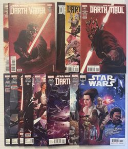Star Wars 13pc Comic lot Darth Vader 2015, 2017 Darth Maul & more!