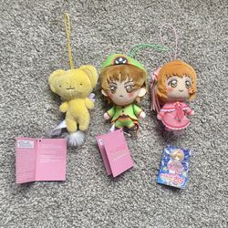 Sakura CardCaptor Set Of 3 Plush Set