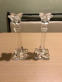 CANDLE HOLDERS SET OF TWO