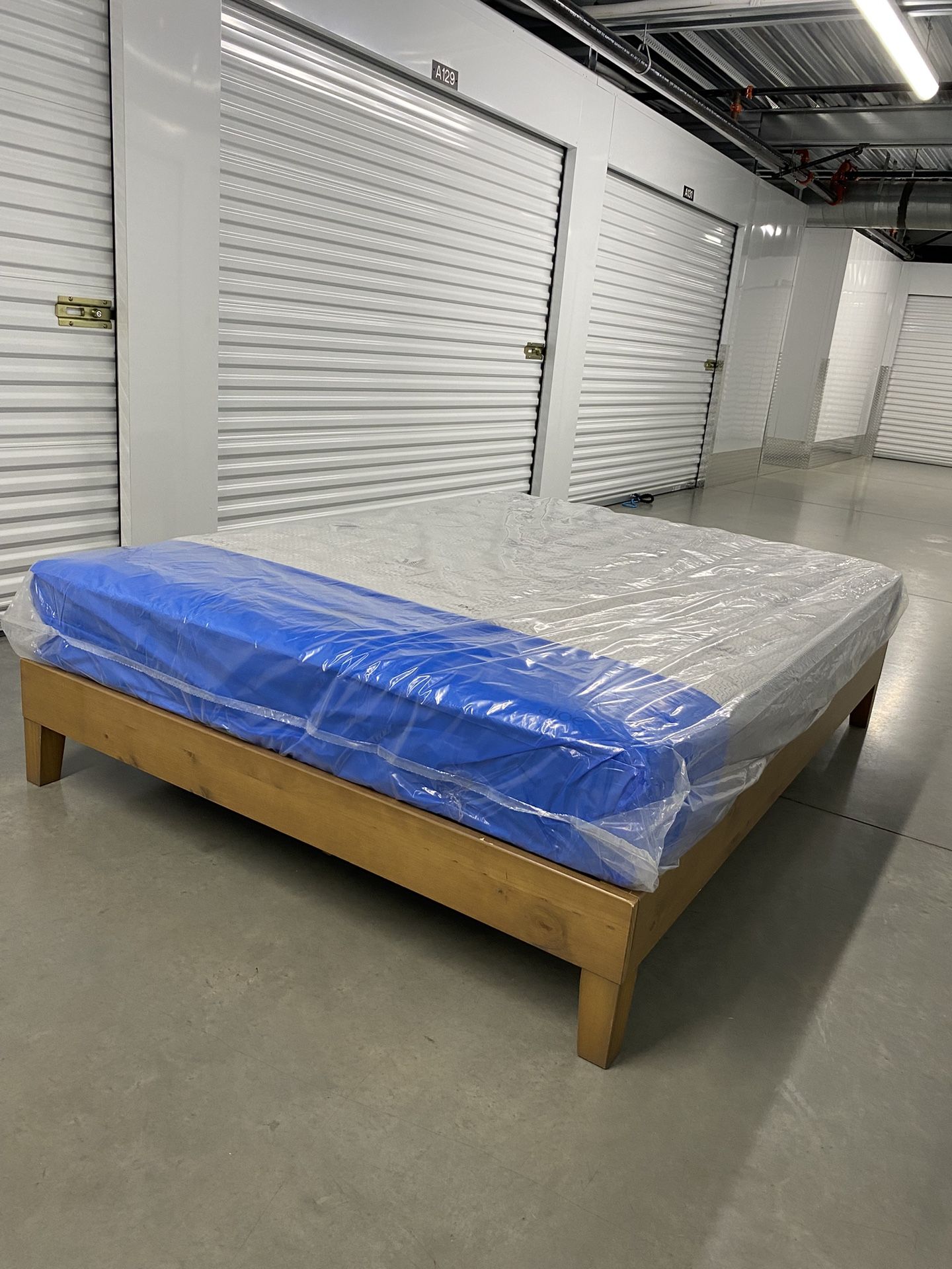 Queen Bed Frame With Mattress