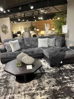 Chic & ultra-contemporary design sectional offering extra seating space