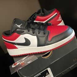 Jordan 1 Low Bred Toe